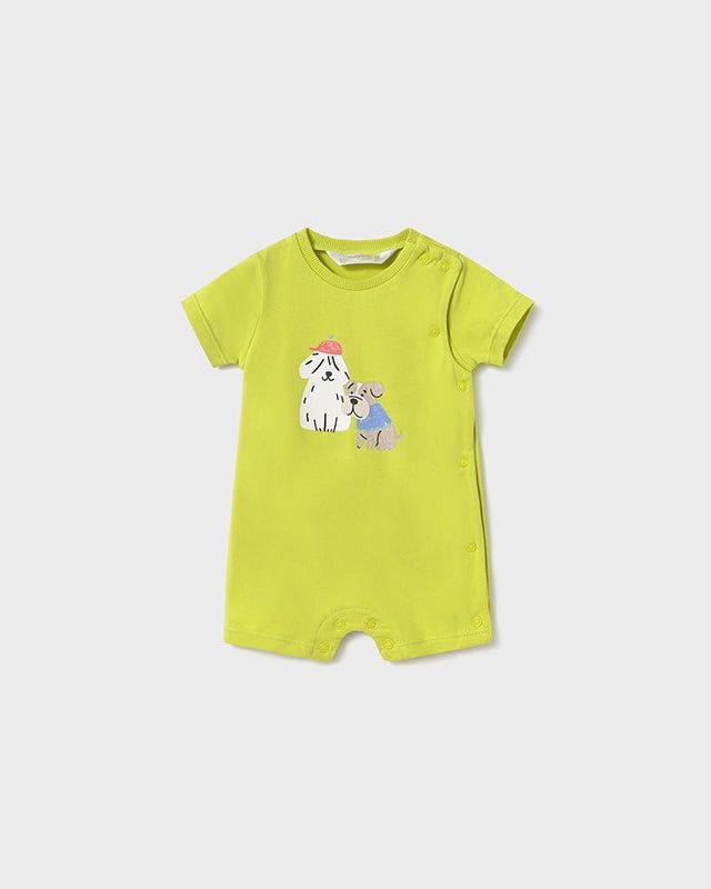 Pagliaccetto neonato Mayoral Newborn Cagnolini Mayoral Bianco