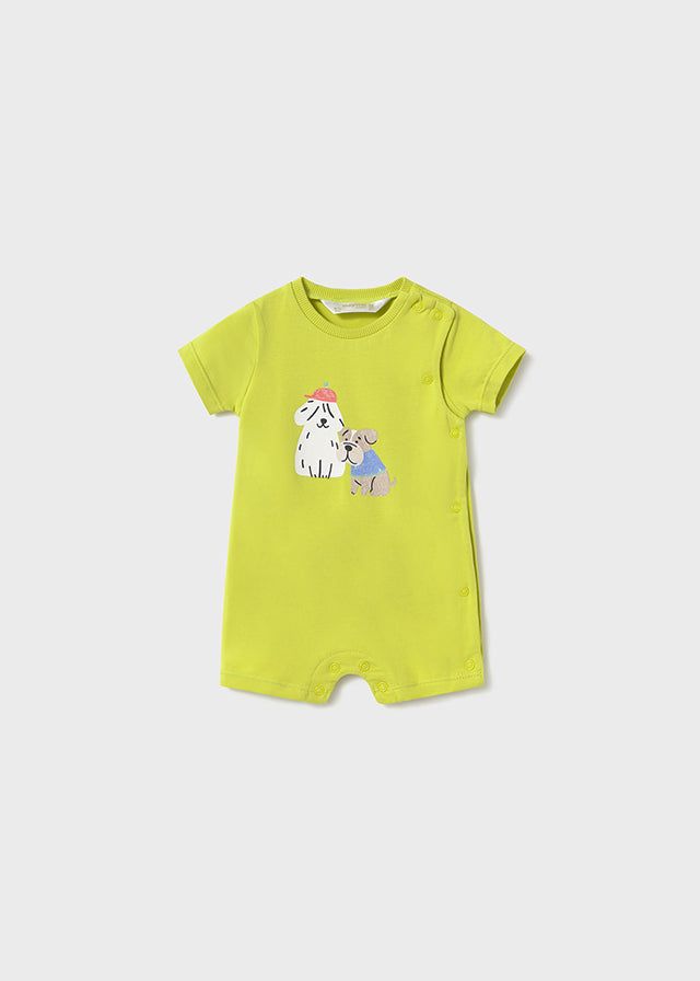 Pagliaccetto neonato Mayoral Newborn Cagnolini Mayoral Bianco