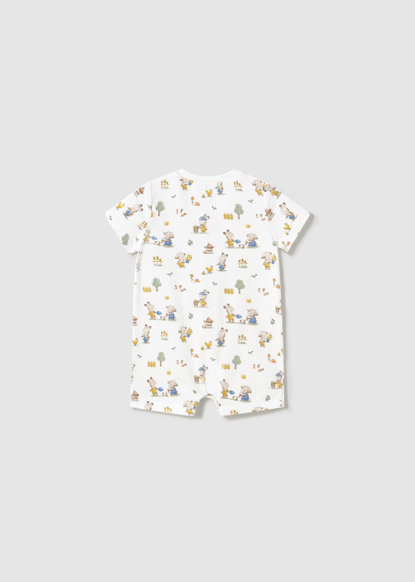 Pagliaccetto neonato Mayoral Newborn fantasia giallo Mayoral Bianco