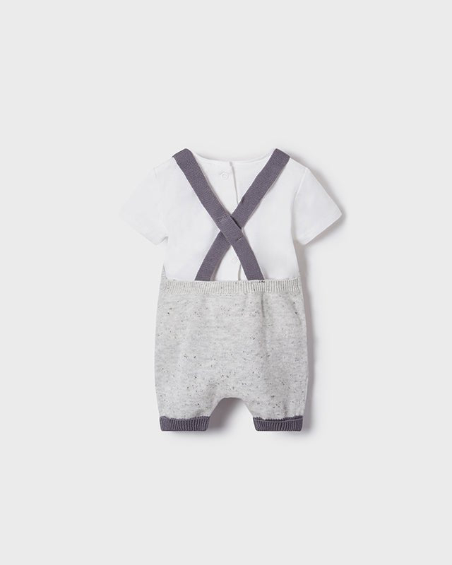 Pagliaccetto salopette 2 pezzi neonato Maoyral Newborn "Zebra " - ErreGiModaBimbo