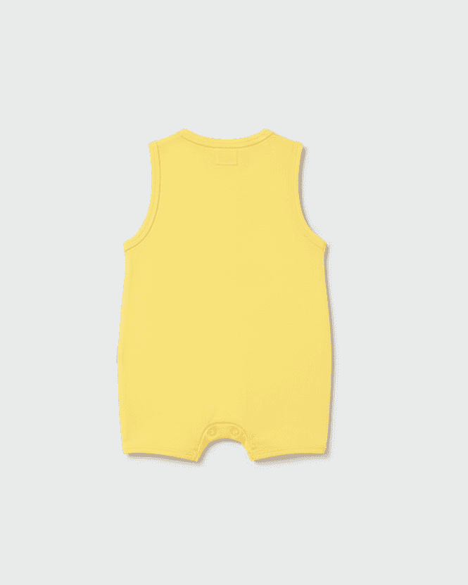 Pagliaccetto smanicato con cappello neonato Mayoral Newborn giallo Mayoral 0-1 Mesi 55cm