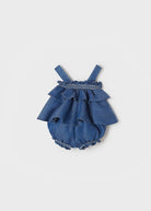 Paglieccetto volant denim neonata Mayoral Newborn - ErreGiModaBimbo
