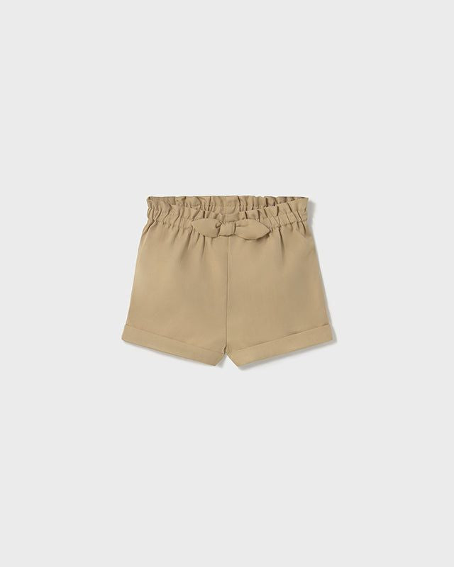 Pantaloncini fiocco neonata Mayoral Newborn beige biscotto Mayoral Beige