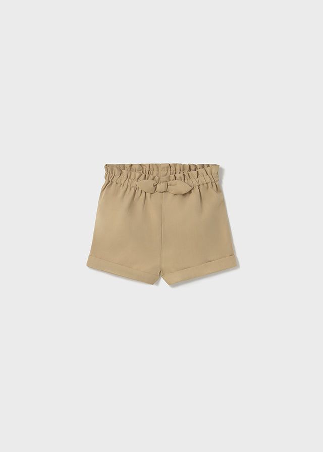 Pantaloncini fiocco neonata Mayoral Newborn beige biscotto Mayoral Beige