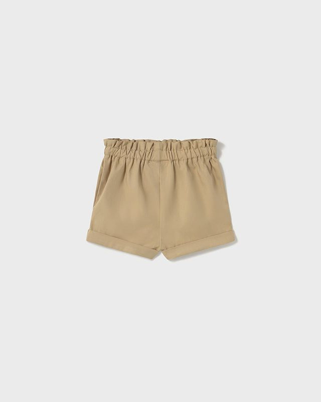 Pantaloncini fiocco neonata Mayoral Newborn beige biscotto Mayoral Beige