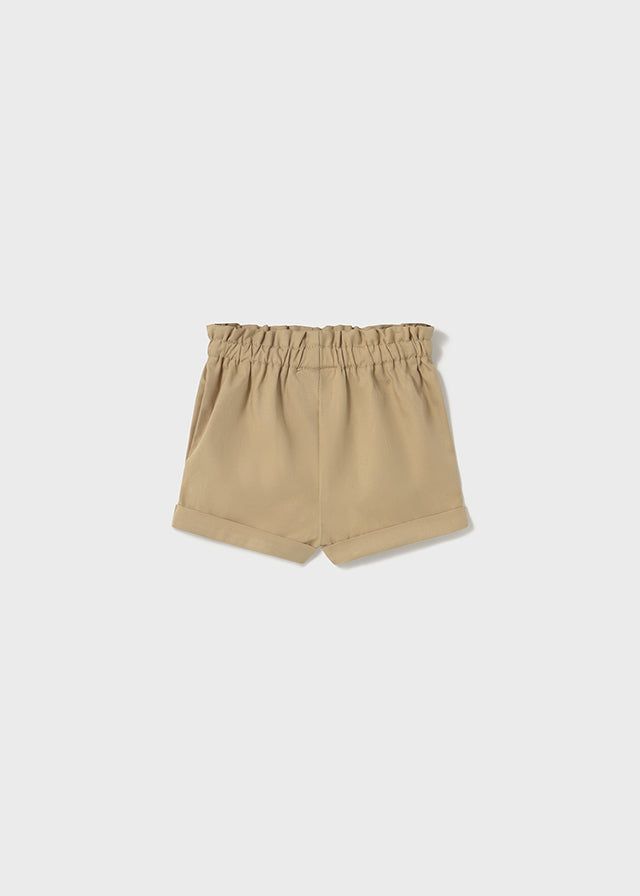 Pantaloncini fiocco neonata Mayoral Newborn beige biscotto Mayoral Beige
