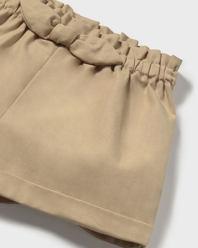 Pantaloncini fiocco neonata Mayoral Newborn beige biscotto Mayoral Beige