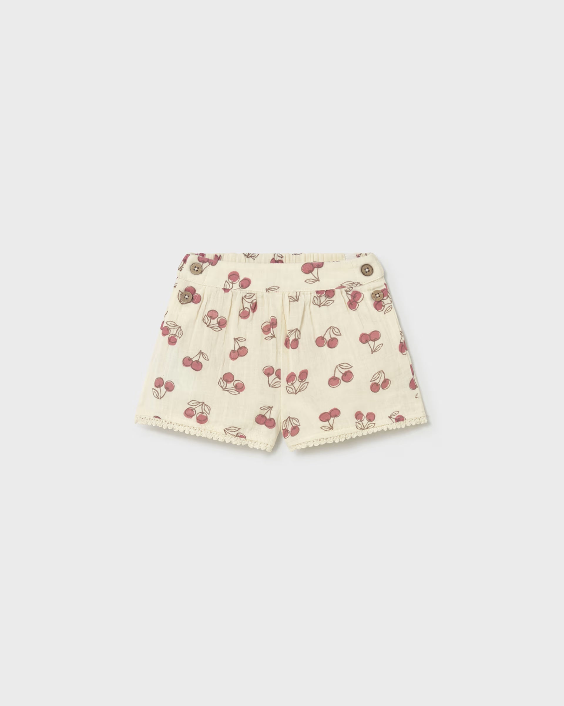 Pantaloncini neonata con stampa ciliegie Mayoral Mayoral 6 Mesi 68cm