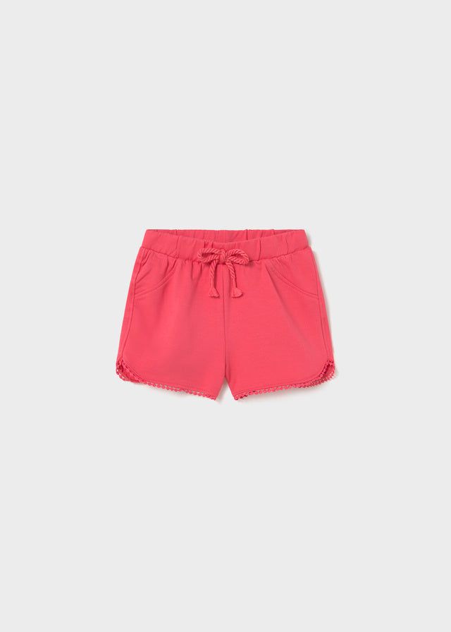 Pantaloncino neonata Mayoral rosa ibisco per primavera-estate Mayoral 6 Mesi 68cm