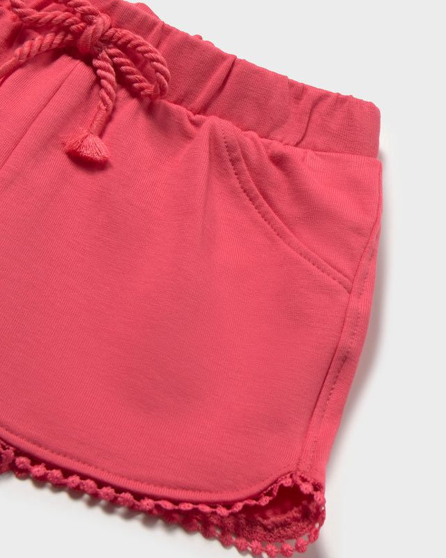Pantaloncino neonata Mayoral rosa ibisco per primavera-estate Mayoral 6 Mesi 68cm