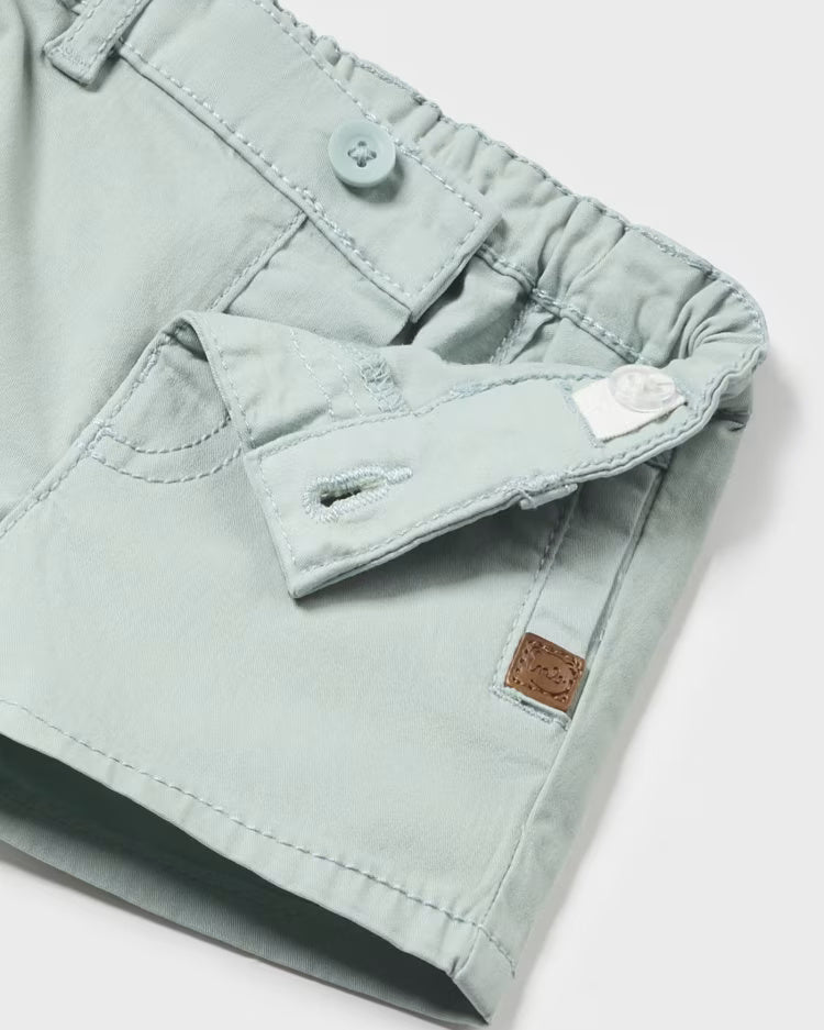 Pantaloncino fresco cotone neonato Mayoral Newborn Verde Mayoral Verde