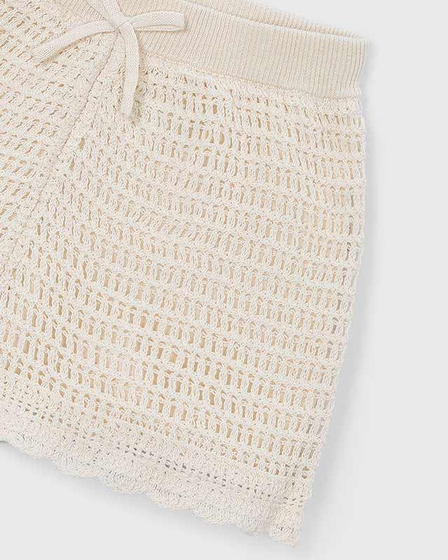 Pantaloncini bambina Mayoral con dettagli traforati Mayoral 2 Anni 92cm