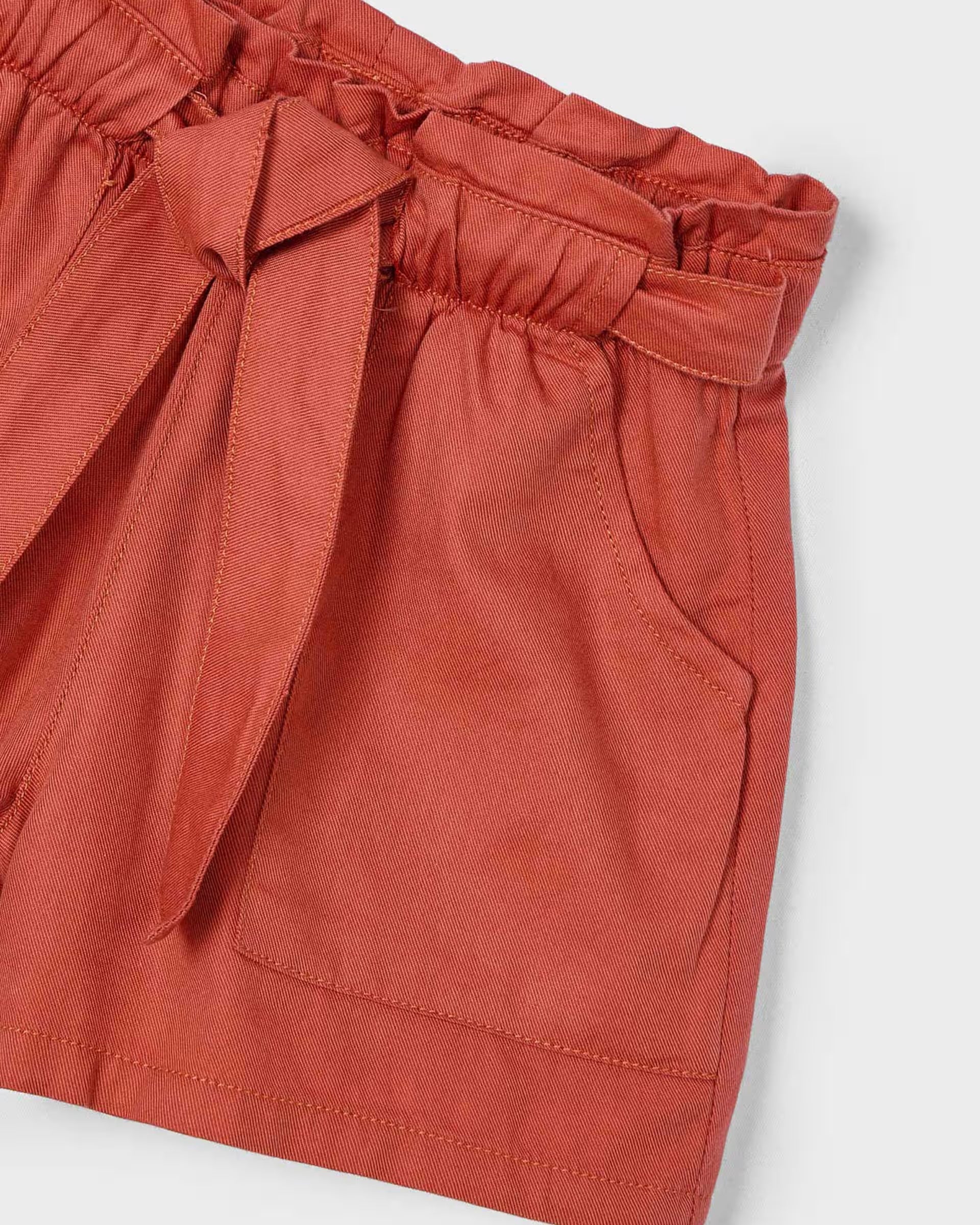 Pantaloncino fresco Lyocel bambina Mayoral color mattone Mayoral 2 Anni 92cm