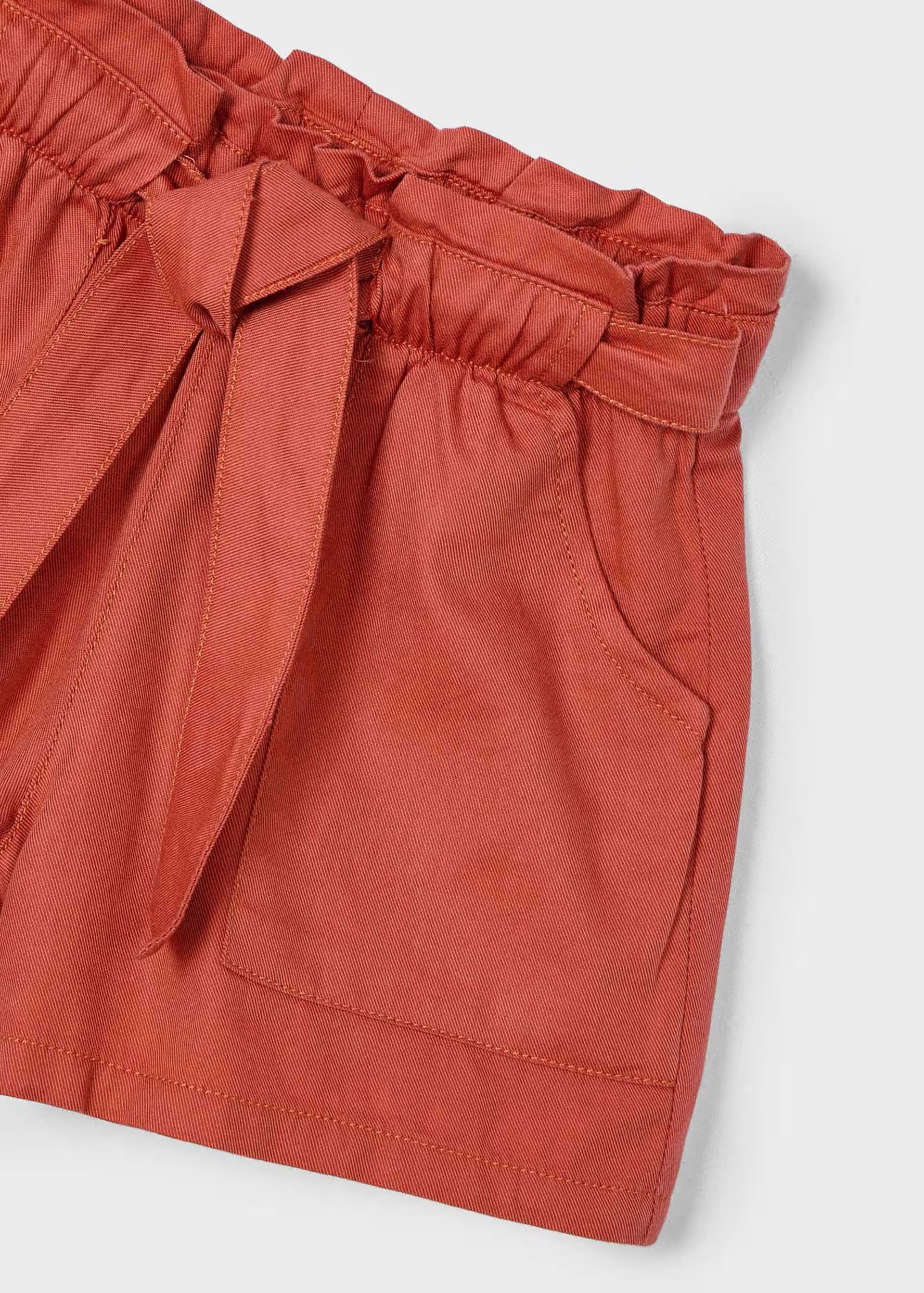 Pantaloncino fresco Lyocel bambina Mayoral color mattone Mayoral 2 Anni 92cm