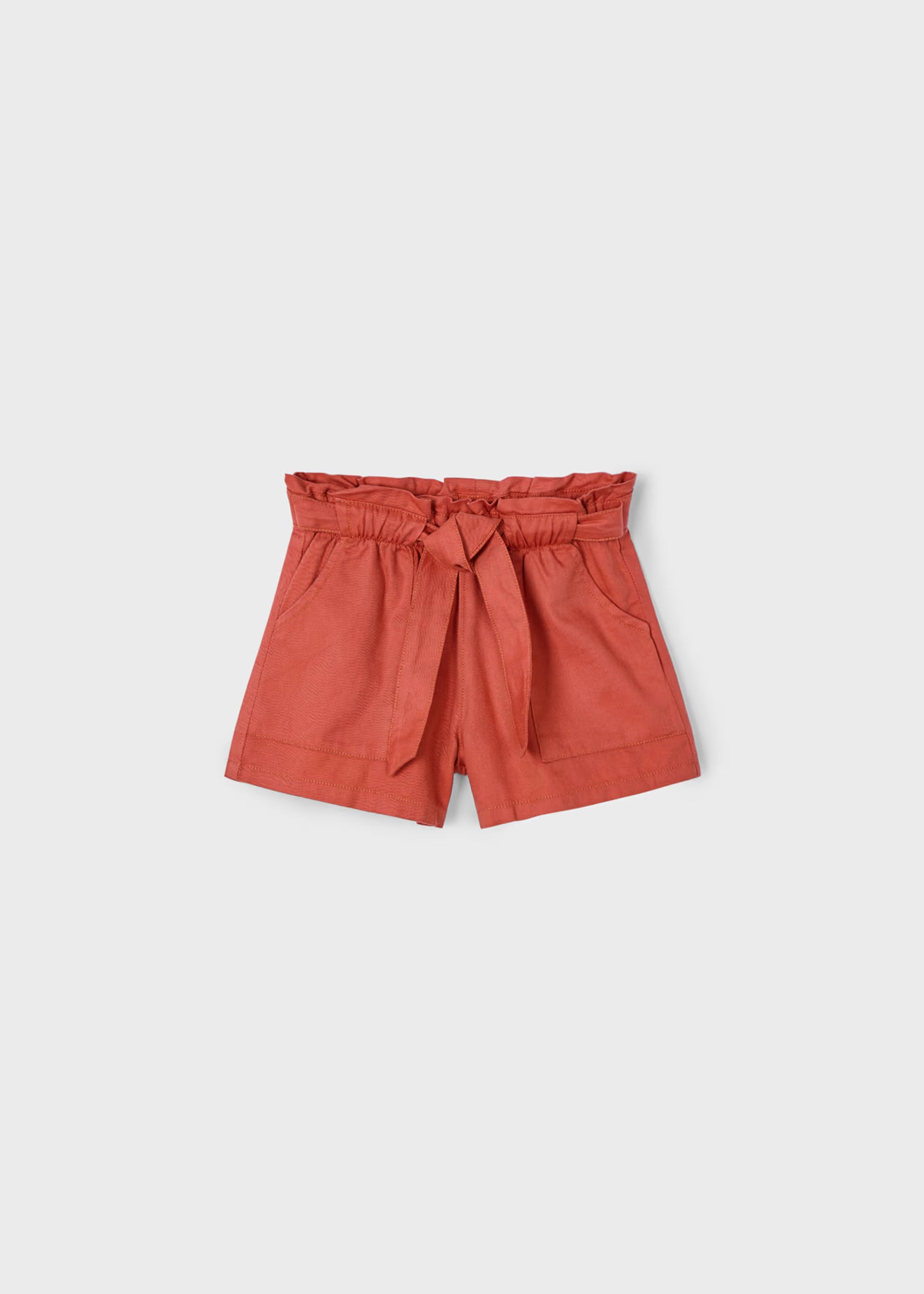 Pantaloncino fresco Lyocel bambina Mayoral color mattone Mayoral 2 Anni 92cm