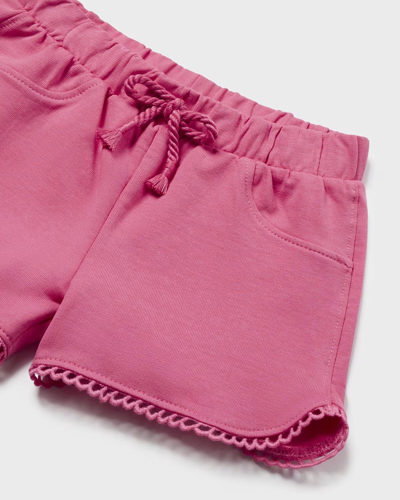 Pantaloncino in felpa fresco cotone neonata Mayoral Magenta Mayoral Magenta