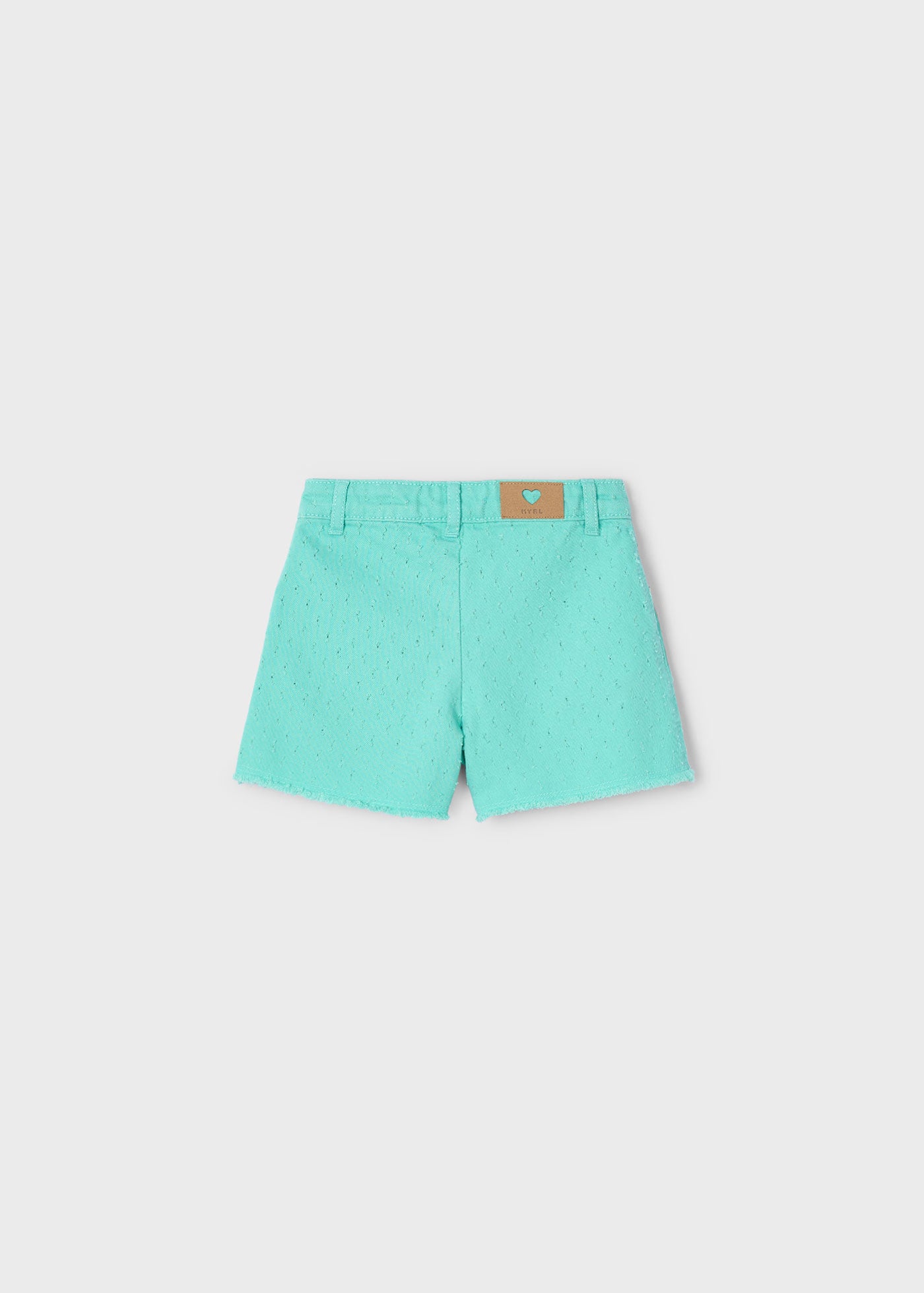 Pantaloncino orlo sfrangiato bambina Mayoral acqua Mayoral 2 Anni 92cm