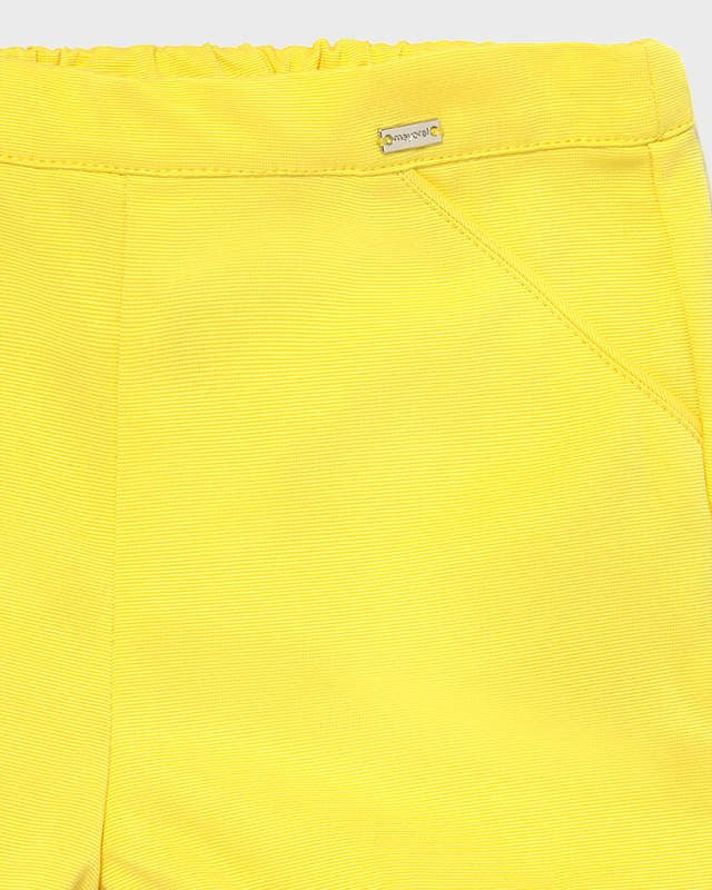 Pantaloncino saten neonata Mayoral giallo Mayoral 6 Mesi 68cm