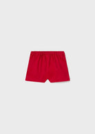 Pantaloncino satin si cotone neonata Mayoral rosso - ErreGiModaBimbo