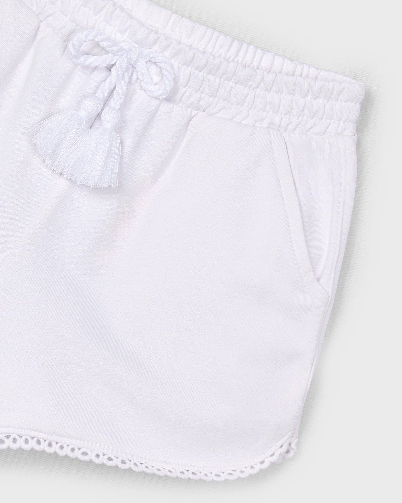 Pantaloncino sportivo basico bambina Mayoral bianco Mayoral Bianco