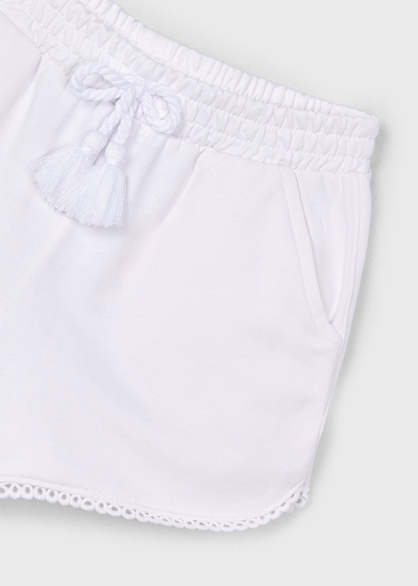 Pantaloncino sportivo basico bambina Mayoral bianco Mayoral Bianco
