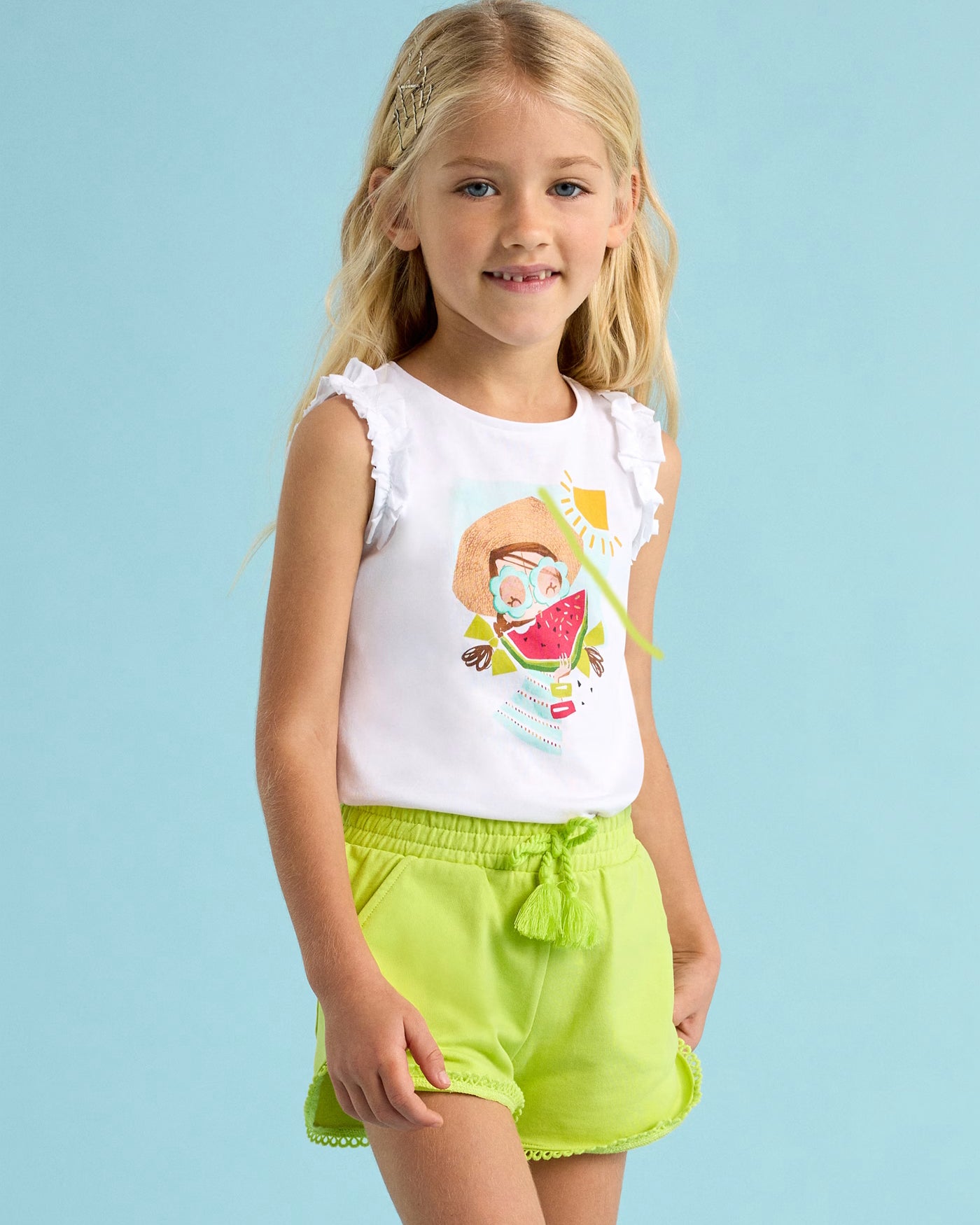 Pantaloncino sportivo basico bambina Mayoral cedro Mayoral 2 Anni 92cm