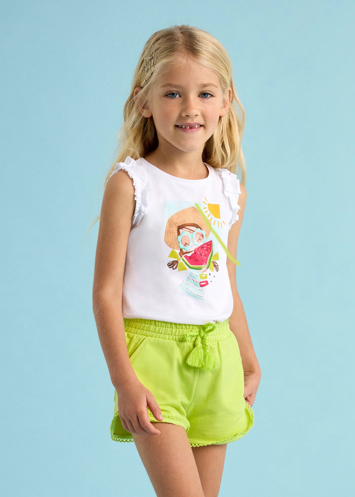Pantaloncino sportivo basico bambina Mayoral cedro Mayoral 2 Anni 92cm