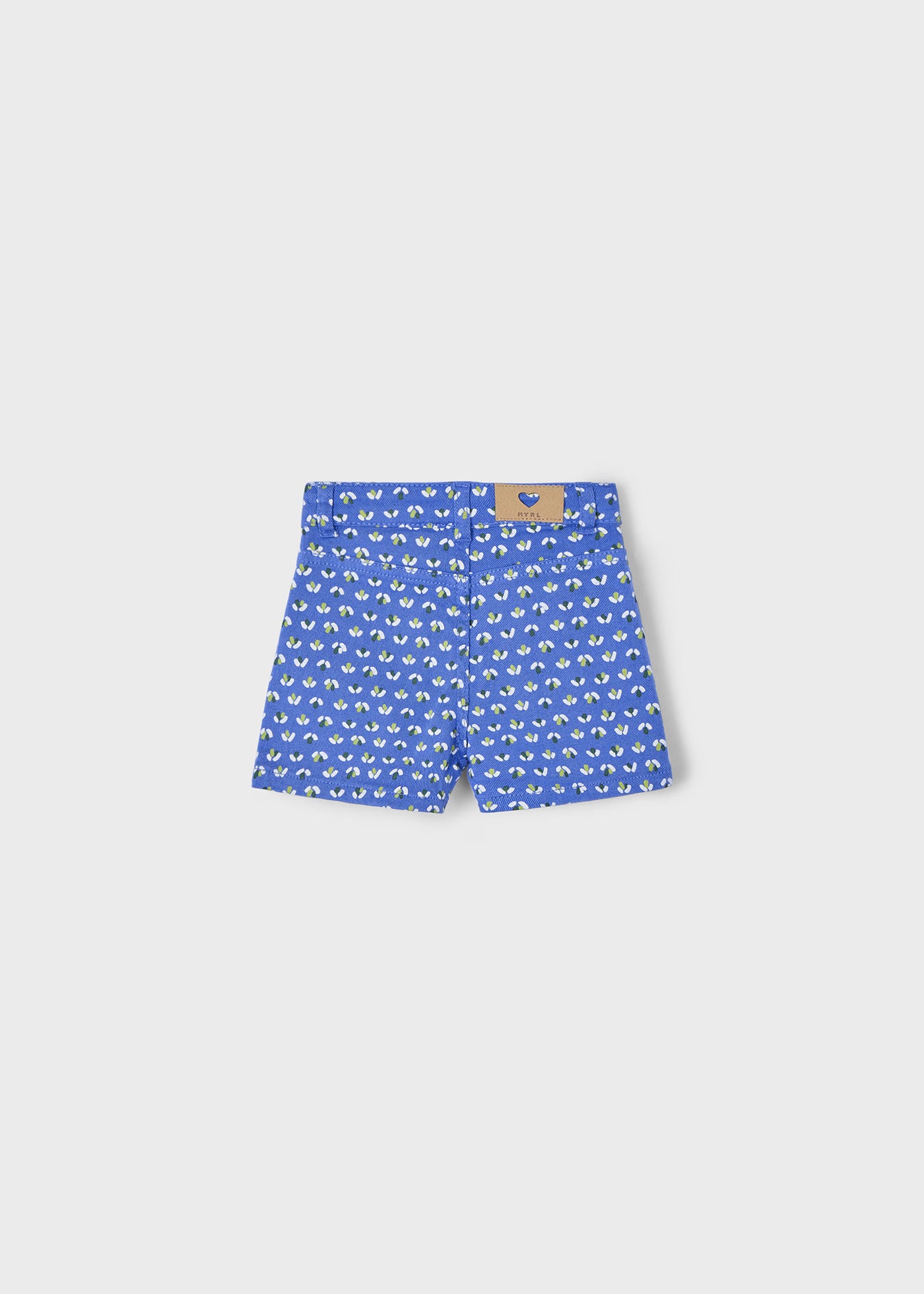 Pantaloncino stampato bambina Mayoral blu indaco fantasia Mayoral Indaco