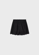 Pantaloncino traforato cotone bambina Mayoral nero - ErreGiModaBimbo