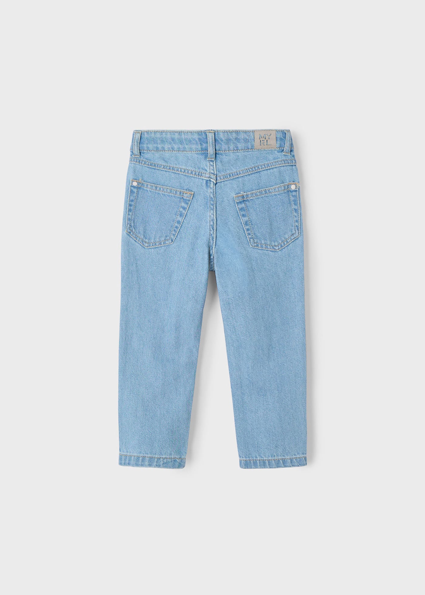 Pantalone ampio bambina Mayoral jeans chiaro Mayoral Azzurro