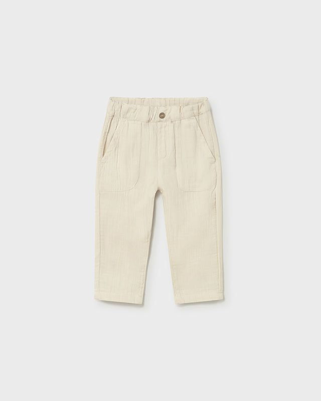 Pantalone bambula neonato Mayoral beige corda Mayoral 6 Mesi 68cm