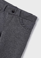 Pantalone basic bambina Mayoral super skinny fit grigio - ErreGiModaBimbo