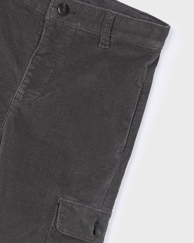 Pantalone cargo velluto costine bambino Mayoral grigio lavagna Mayoral 2 Anni 92cm
