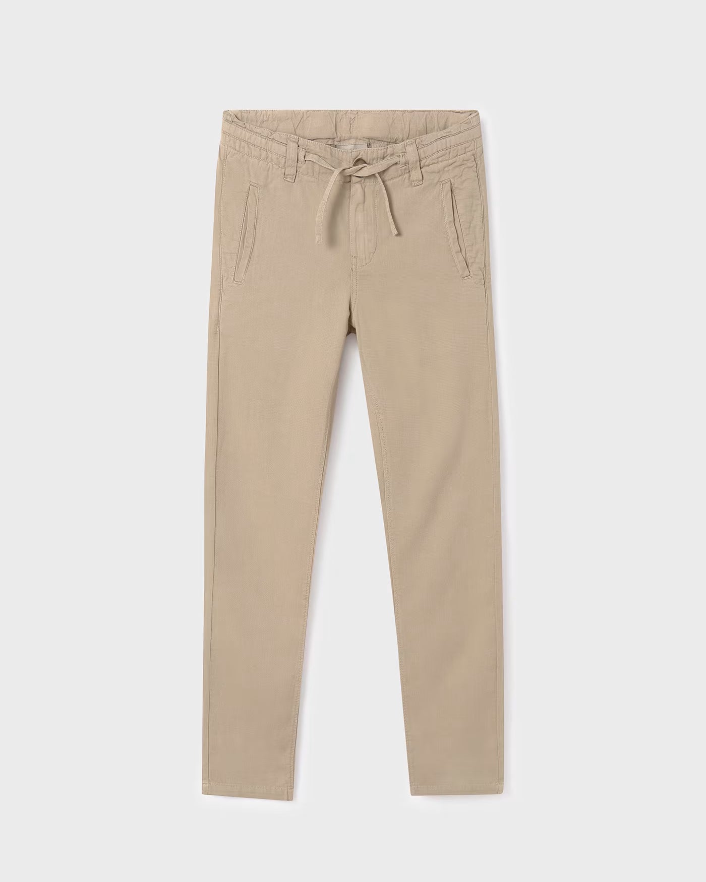 Pantalone chino fresco cotone ragazzo safari beige Mayoral Beige