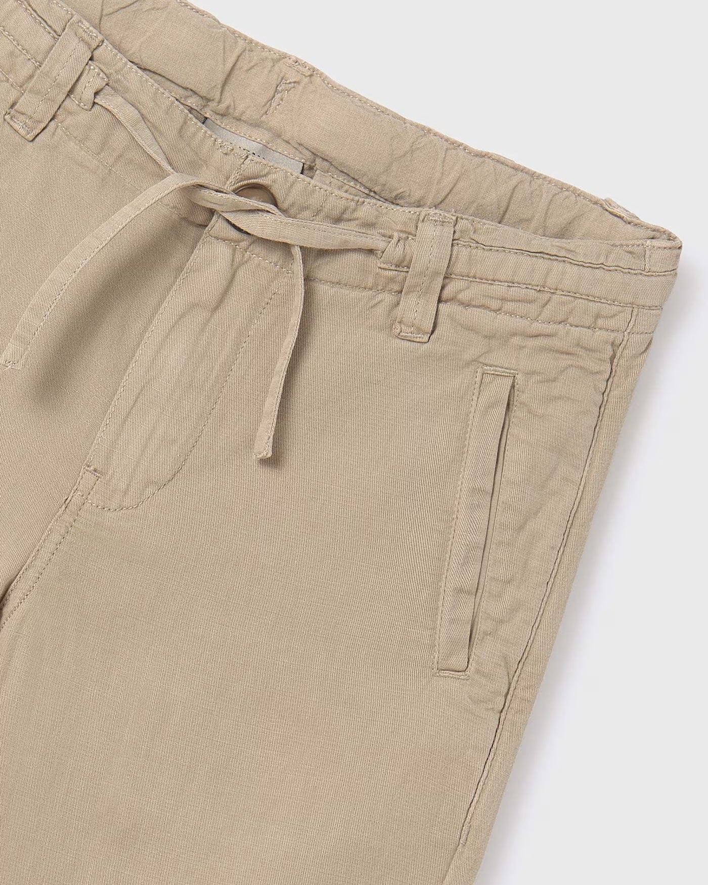 Pantalone chino fresco cotone ragazzo safari beige Mayoral Beige