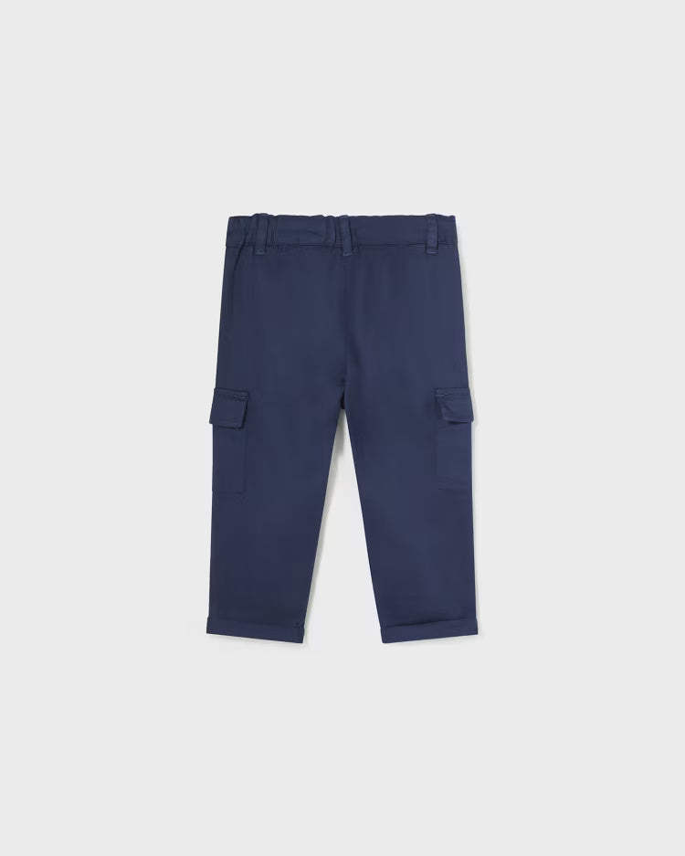 Pantaloni chino tencel lyocel neonato Mayoral blu marino Mayoral Blu