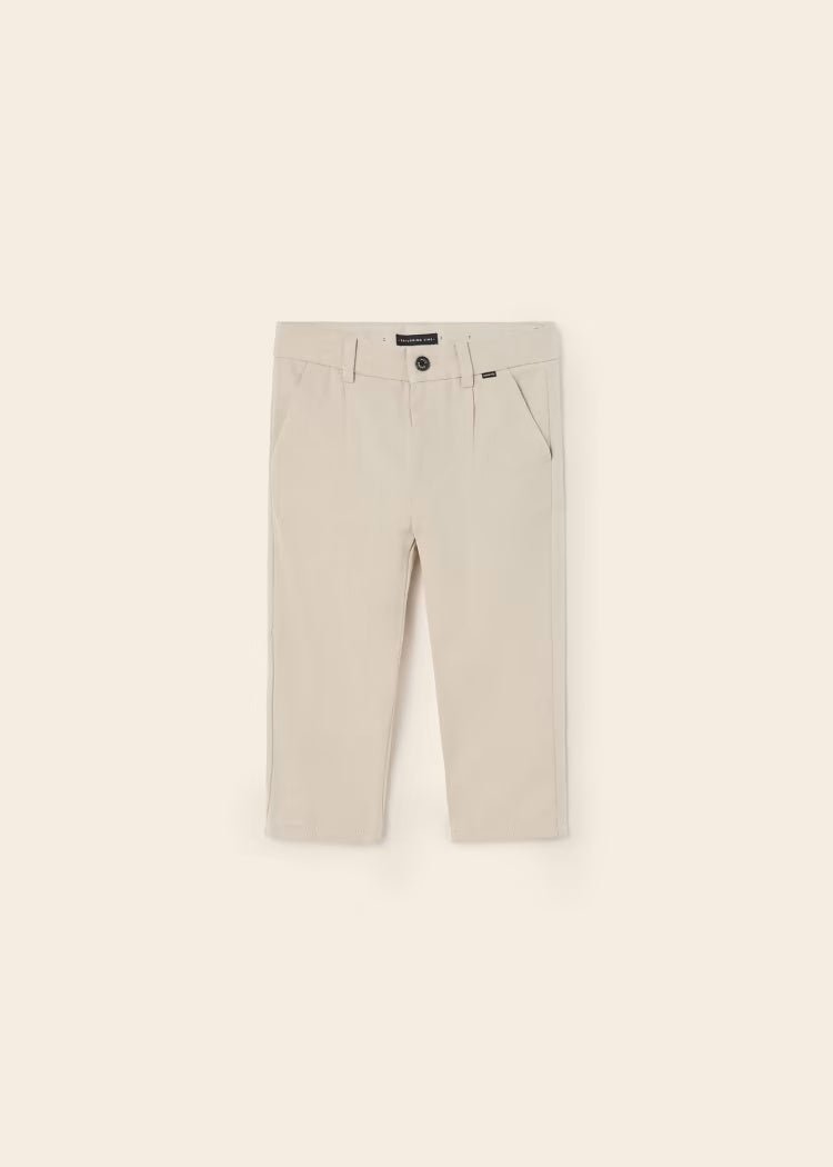 Pantalone chino lino neonato Mayoral beige - ErreGiModaBimbo