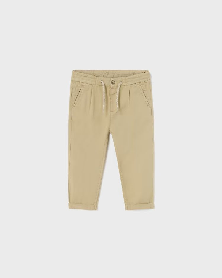 Pantalone chino relaxed neonato Mayoral beige - ErreGiModaBimbo