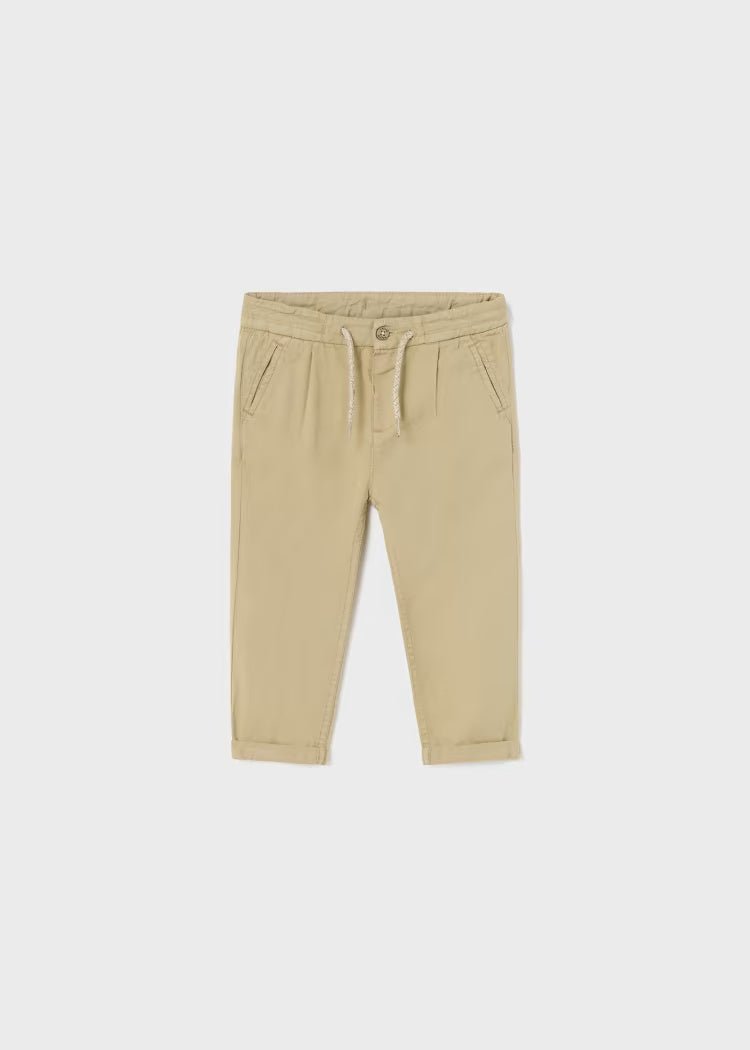 Pantalone chino relaxed neonato Mayoral beige - ErreGiModaBimbo