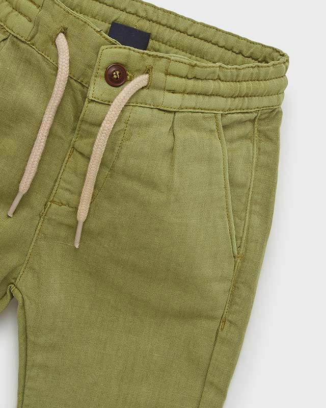 Pantalone chino relaxed neonato Mayoral verde - ErreGiModaBimbo