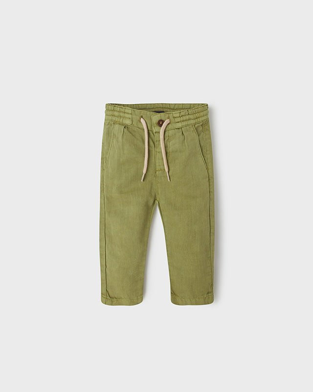 Pantalone chino relaxed neonato Mayoral verde - ErreGiModaBimbo