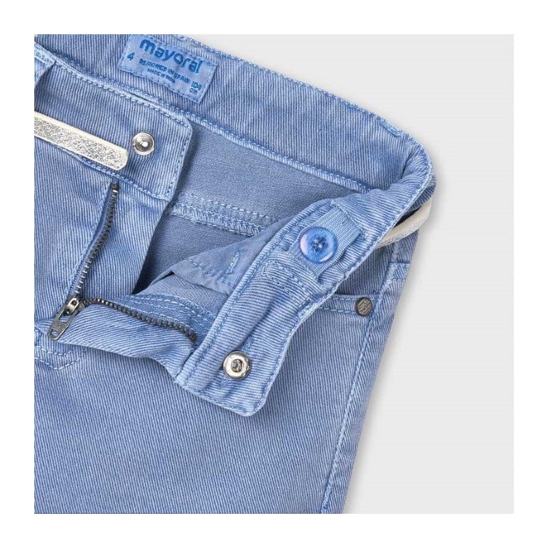 Pantalone ciclista bambina Mayoral blu strappato - ErreGiModaBimbo