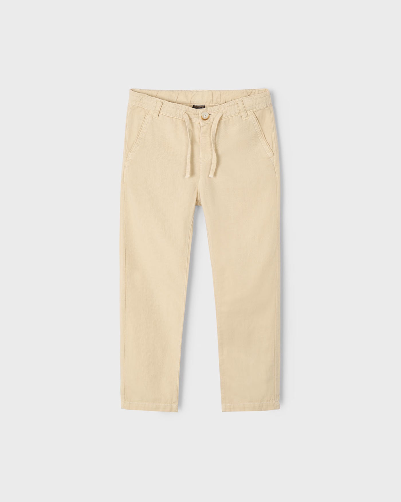 Pantalone cordoncino lino bambino Mayoral beige chiaro Mayoral 2 Anni 92cm