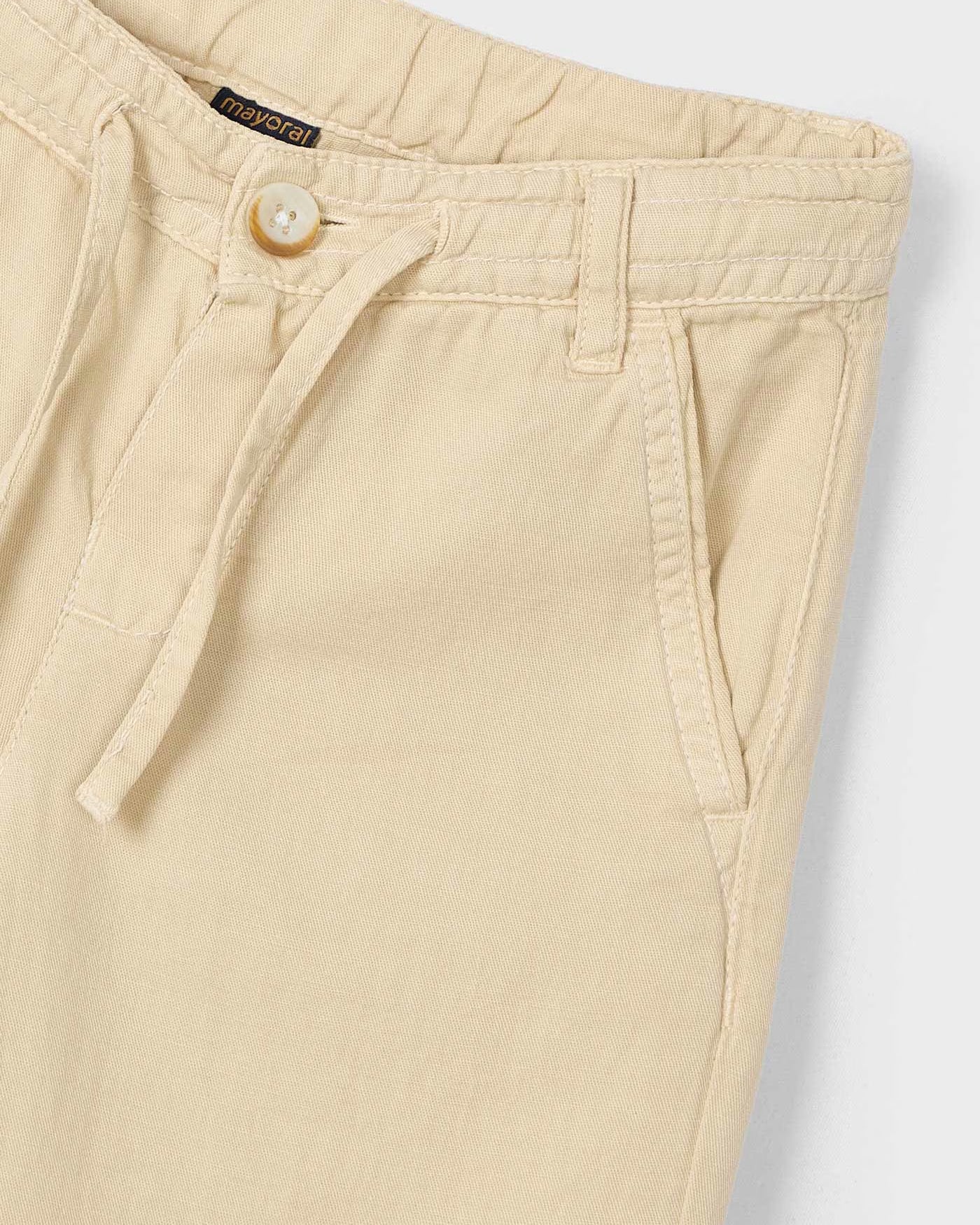 Pantalone cordoncino lino bambino Mayoral beige chiaro Mayoral 2 Anni 92cm