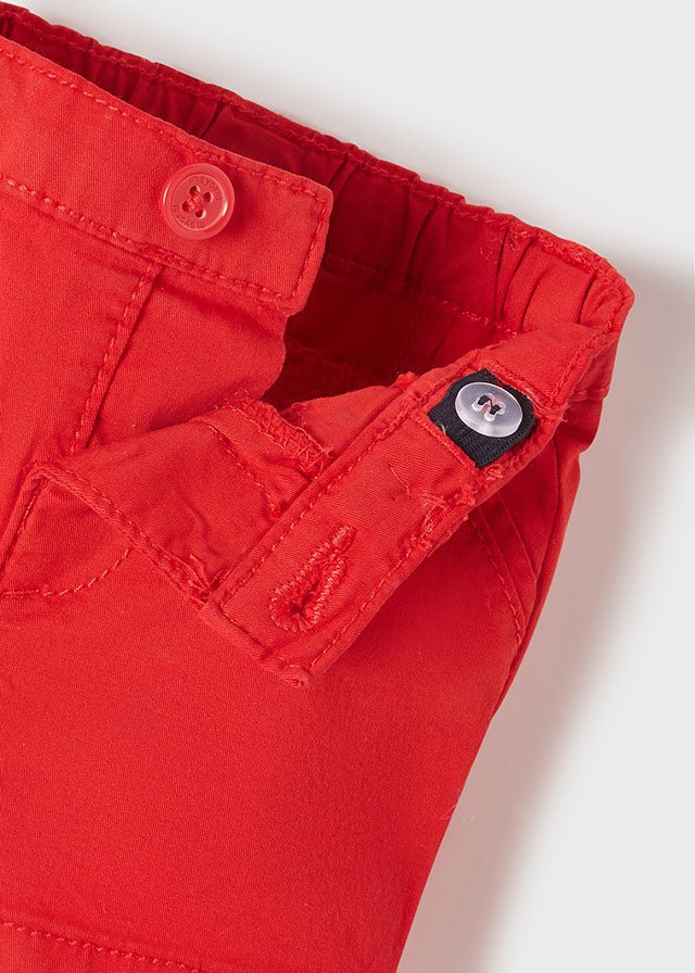 Pantalone corto shorts rosso neonato Mayoral Newborn - ErreGiModaBimbo