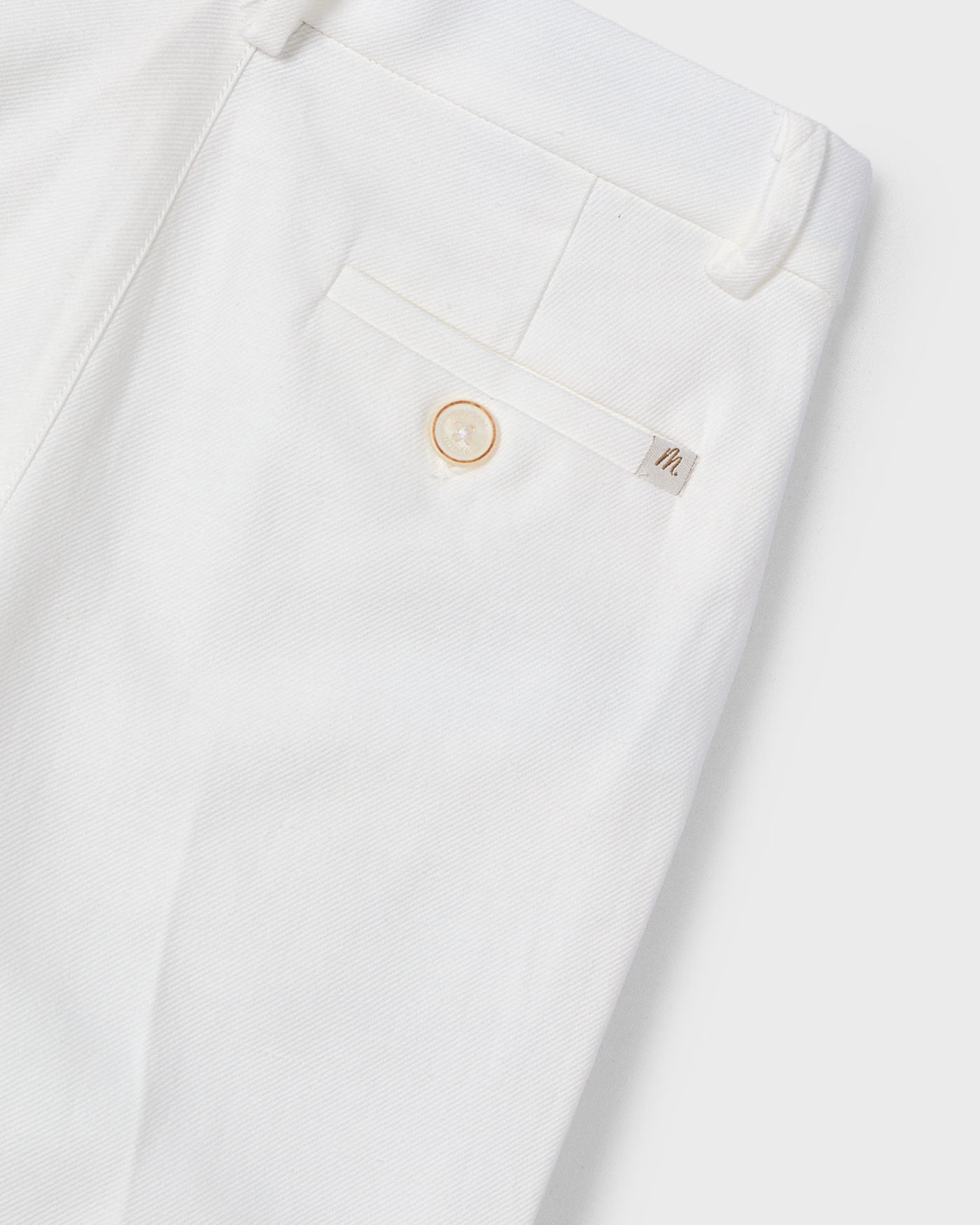 Pantalone elegante in lino bambino Mayoral panna Mayoral Panna