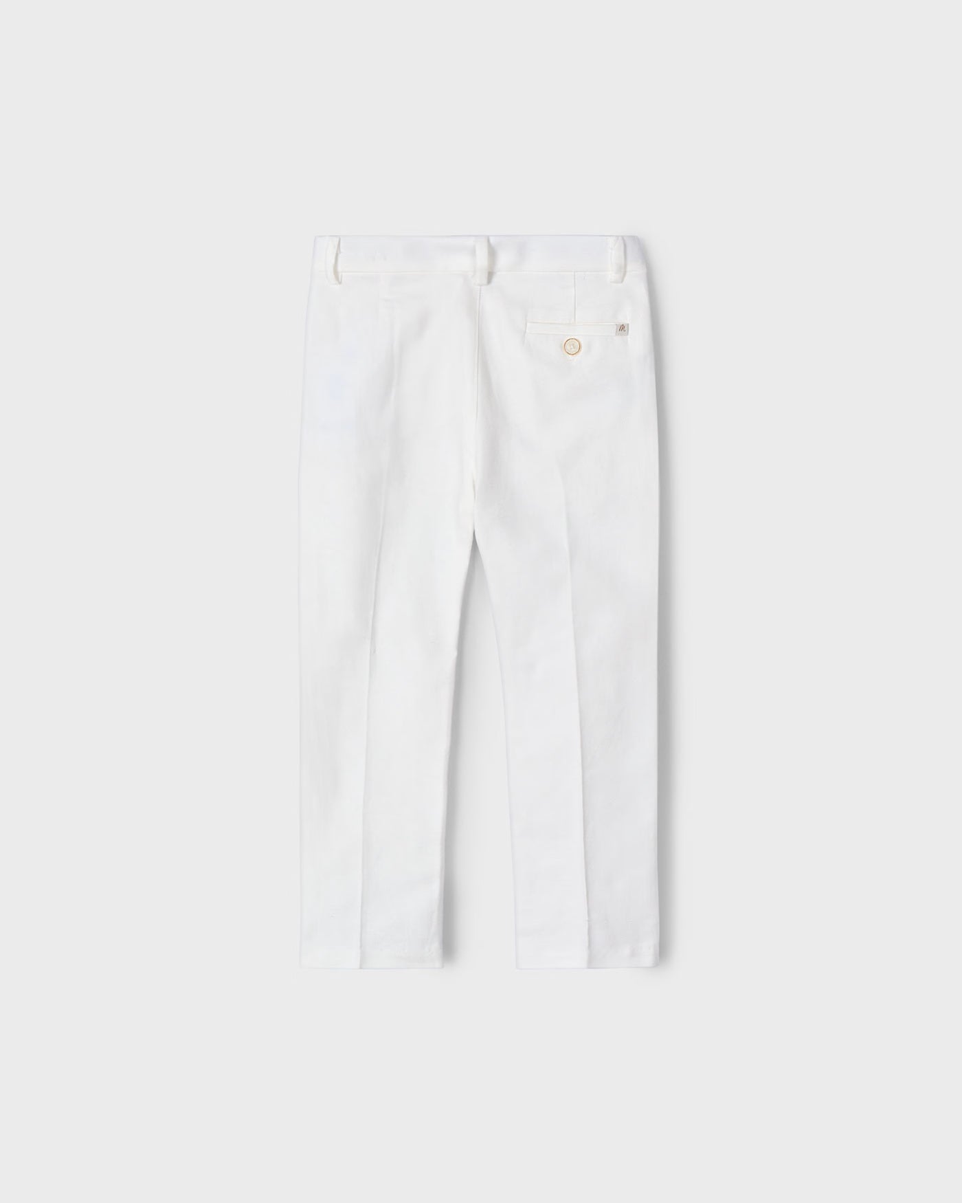 Pantalone elegante in lino bambino Mayoral panna Mayoral Panna
