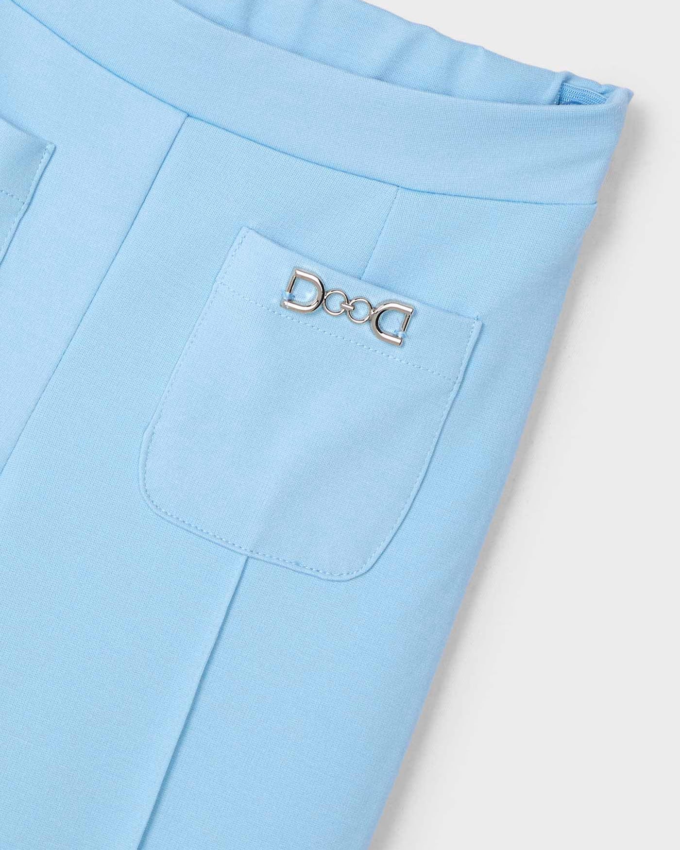 Pantalone elegante punto roma bambina Mayoral azzurro cielo Mayoral 2 Anni 92cm