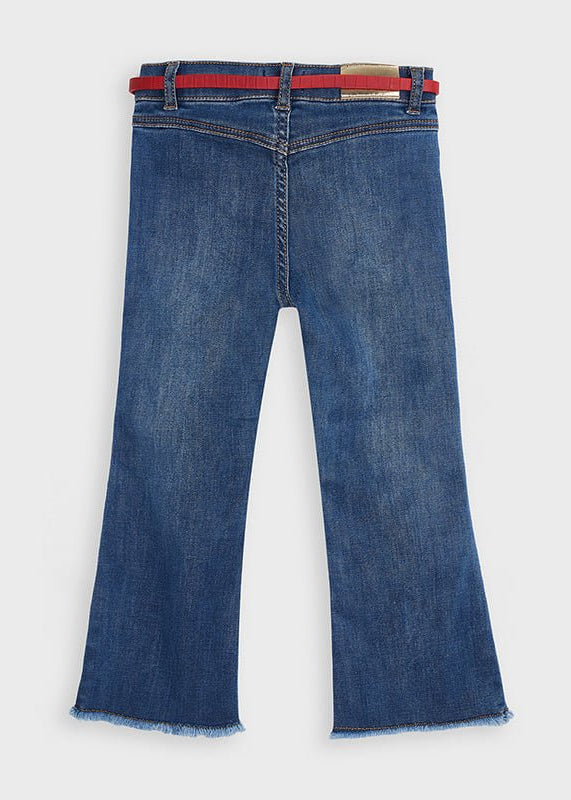 Pantalone jeans campana Mayoral con cintura per bambina - ErreGiModaBimbo