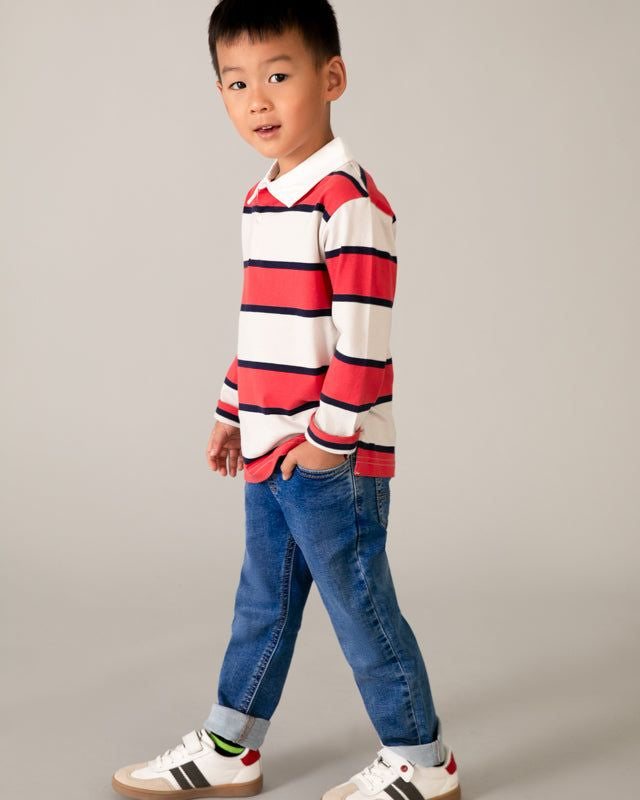 Jeans jogger bambino Mayoral con elastico in vita e tessuto morbido